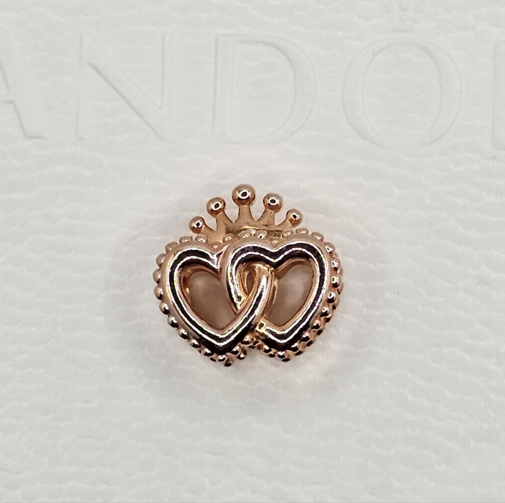 ❤️Authentic Pandora ⭐️RETIRED⭐️ ROSE HEART CHARM